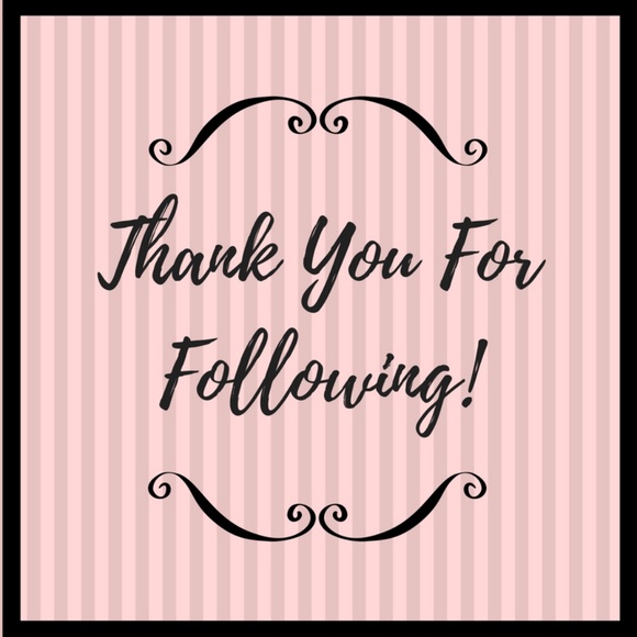 Thanks for Following My Closet! - Picture 1 of 1